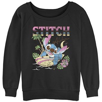 Disney's Lilo & Stitch Ready For Surf Stitch Graphic Slouchy Terry