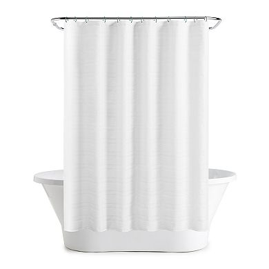 The Big One Solid Texture Shower Curtain