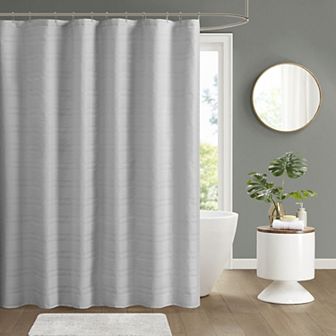 The Big One Solid Texture Shower Curtain