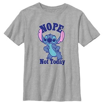 Disney's Lilo & Stitch Nope Not Today Stitch Boys Graphic Tee