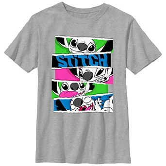 Disney's Lilo & Stitch Torn Portraits Stitch Boys Graphic Tee