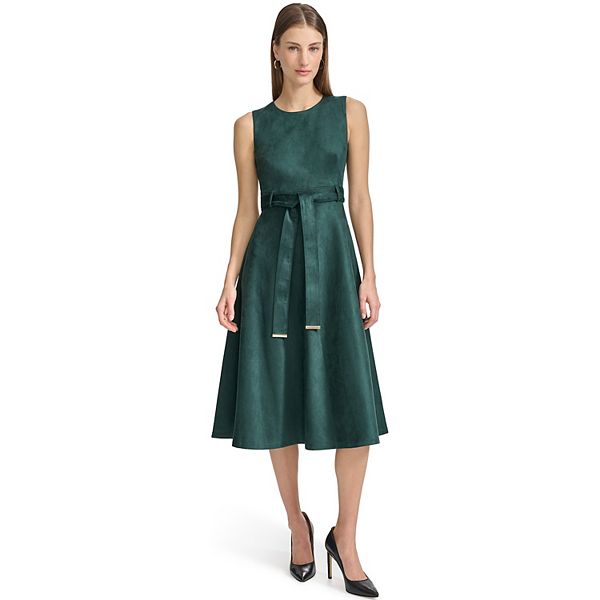 long fitted tank dress HATCH Collection The Softest Rib Nursing Tank Dress in Black main image 0