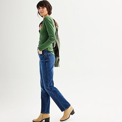 Women's Sonoma Goods For Life® Rib Long Sleeve Henley