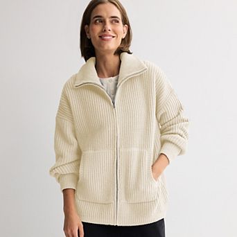 Women's FLX Chenille Zip-Up Commuter Sweater