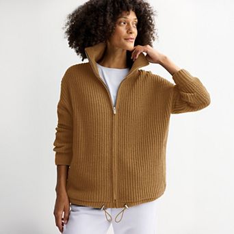 Women's FLX Chenille Zip-Up Commuter Sweater