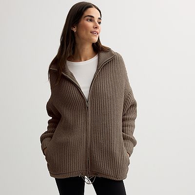 Kohls chenille cardigan hot sale