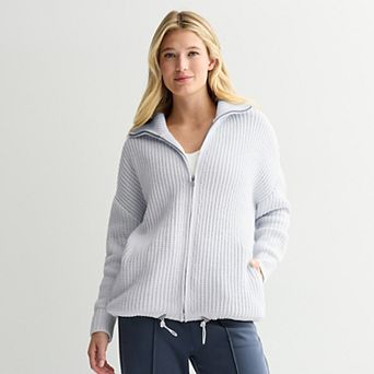 Women's FLX Chenille Zip-Up Commuter Sweater