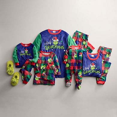Boys 4-12 Jammies For Your Families® Dr. Seuss' How The Grinch Stole Christmas Top & Bottoms Pajama Set