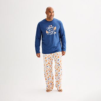 Big & Tall Jammies For Your Families® Cookie Top & Bottoms Pajama Set