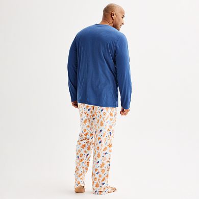 Big & Tall Jammies For Your Families® Cookie Top & Bottoms Pajama Set