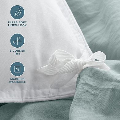 Bare Home Washed Duvet Cover Set