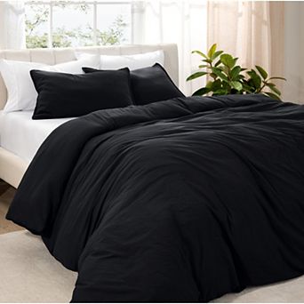 Bare Home Washed Duvet Cover Set