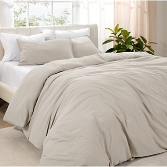 Bare Home Washed Duvet Cover Set