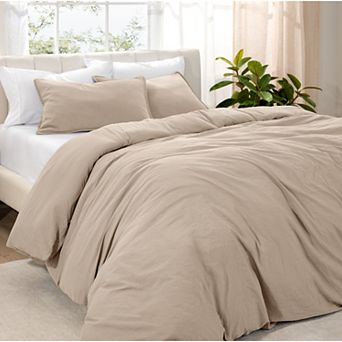 Bare Home Washed Duvet Cover Set