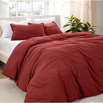 Bare Home Washed Duvet Cover Set