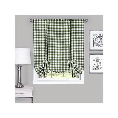 Goodgram Complete 6 Pc. Country Chic Plaid Window Curtain Treatment Set