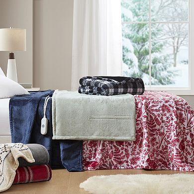 Cuddl Duds Plush Heated Throw Blanket
