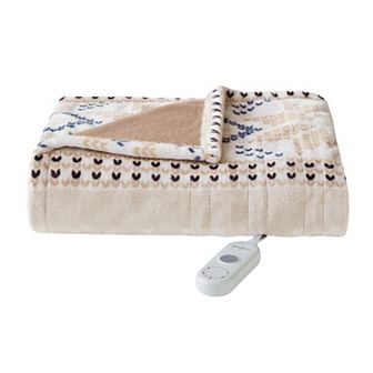 Cuddl Duds Plush Heated Throw Blanket