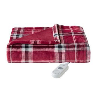 Cuddl Duds Plush Heated Throw Blanket