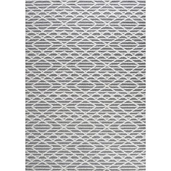Ararat High-low Pile Moroccan Diamond Modern Indoor/outdoor Area Rug