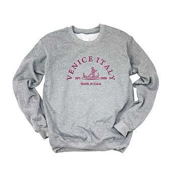 Embroidered Venice Italy Sweatshirt