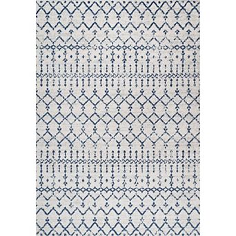 Moroccan Hype Boho Vintage Diamond Area Rug