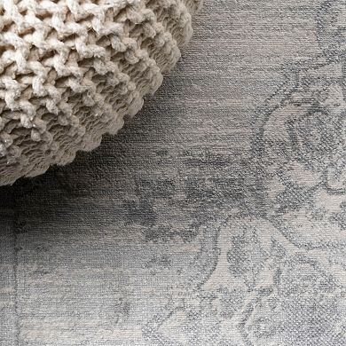 Modern Vintage Moroccan Medallion Area Rug