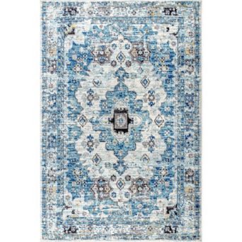 Modern Boho Vintage Medallion Area Rug