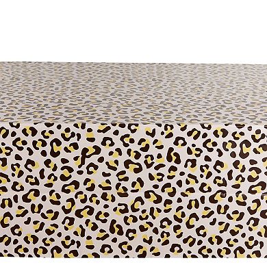Leopard Print Plastic Table Covers For Safari Party (54 X 108 In, 3 Pack)
