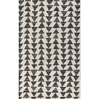 Aisha Moroccan Triangle Geometric Area Rug