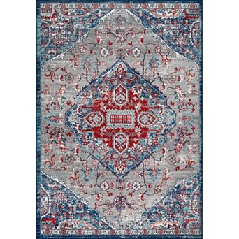 Friv Modern Vintage Medallion Area Rug