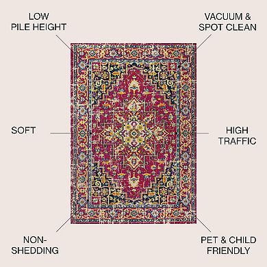 Brooklyn Geometric Medallion Area Rug