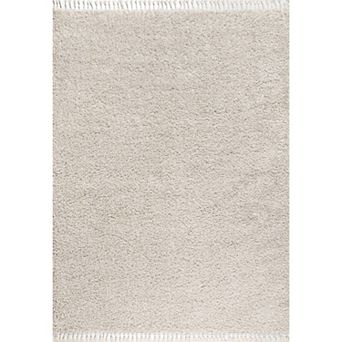 Mercer Shag Plush Tassel Area Rug