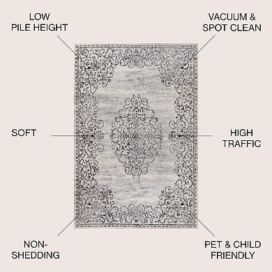 Minori Filigree Medallion Area Rug