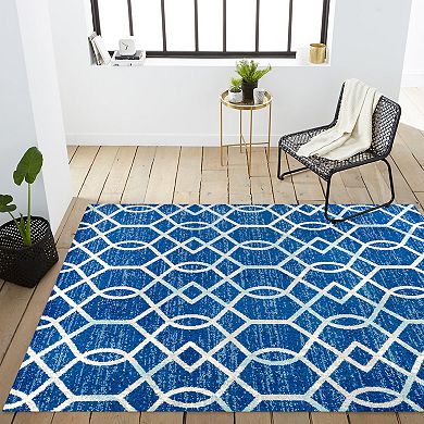 Asilah Ogee Fretwork Area Rug