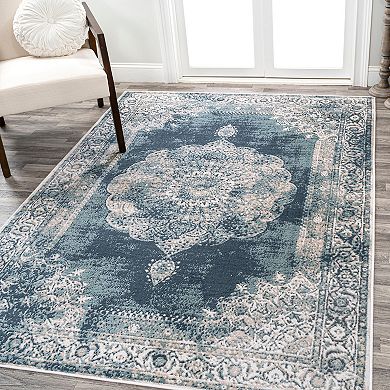 Rosalia Cottage Medallion Runner Rug