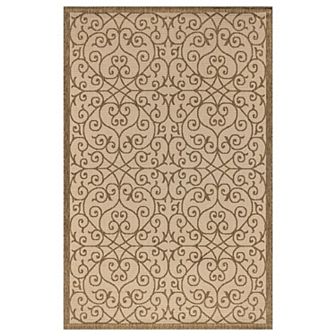 Madrid Vintage Filigree Textured Weave Indoor/outdoor Area Rug