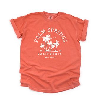 Palm Springs Palm Trees Garment Dyed Tees