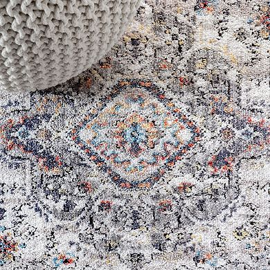 Kesan Vintage Medallion Area Rug