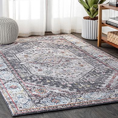 Kesan Vintage Medallion Area Rug