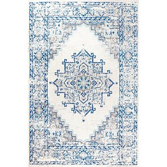 Inigo Cottage Medallion Area Rug