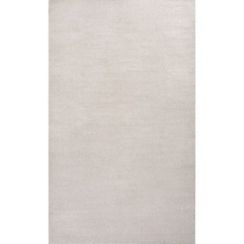 Haze Solid Low Pile Area Rug Ivory