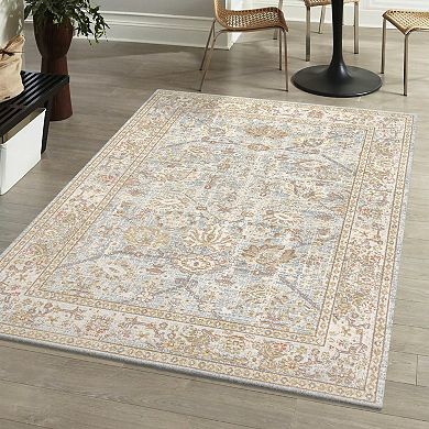 Alba Modern Faded Peshawar Area Rug