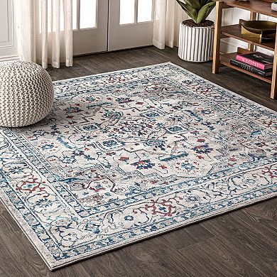 Edison Modern Vintage Medallion Area Rug