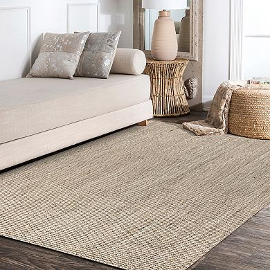 Pata Hand Woven Chunky Jute Area Rug