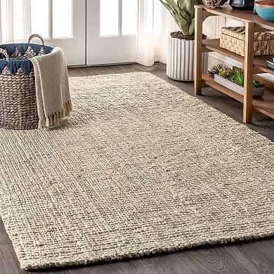 Pata Hand Woven Chunky Jute Area Rug