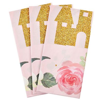 3 Pack Princess Tablecloths For Princess Party Supplies, 54 X 108 In