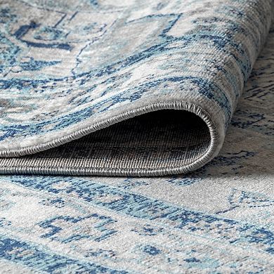 Jerica Modern Vintage Medallion Area Rug