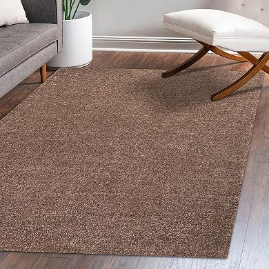 Haze Solid Low-pile Area Rug