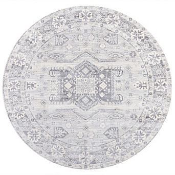 Kasbah Modern Vintage Medallion Area Rug
